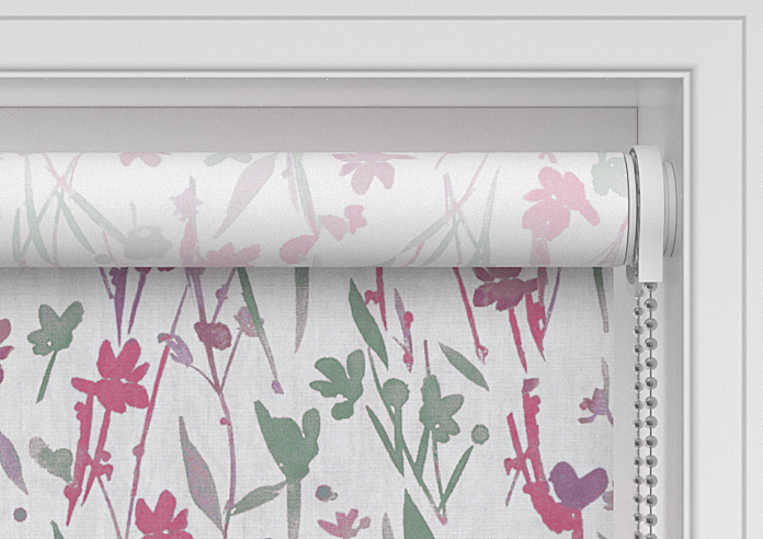 Wildflowers, Fuchsia - Twist&Fit Roller Blind - Image 10